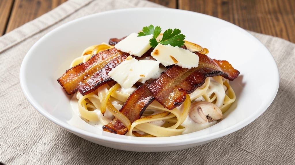Bacon and Cream Pasta Sauce Recipe: Rich, Smoky Depth With Crispy Bits
