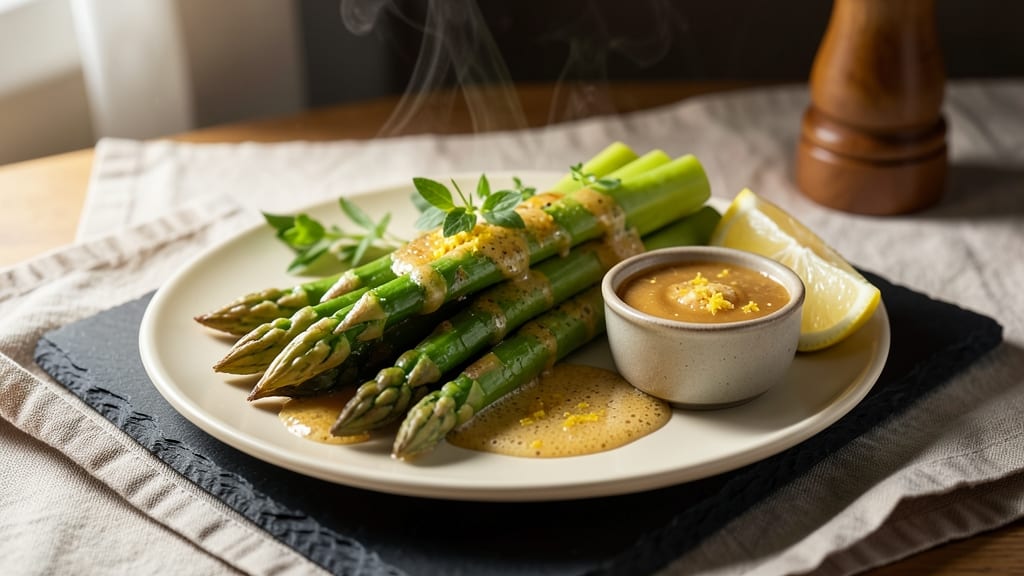 Asparagus With Lemon Butter Sauce Recipe: Bright Citrus Butter That Elevates Steamed Greens