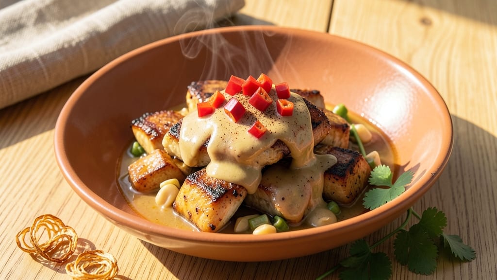 African Chicken in Peanut Sauce Recipe: Nutty-Spiced One-Pan Wonder