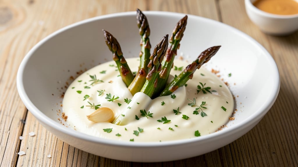 Asparagus White Sauce Recipe: Creamy Garlic-Herb Velvety Richness