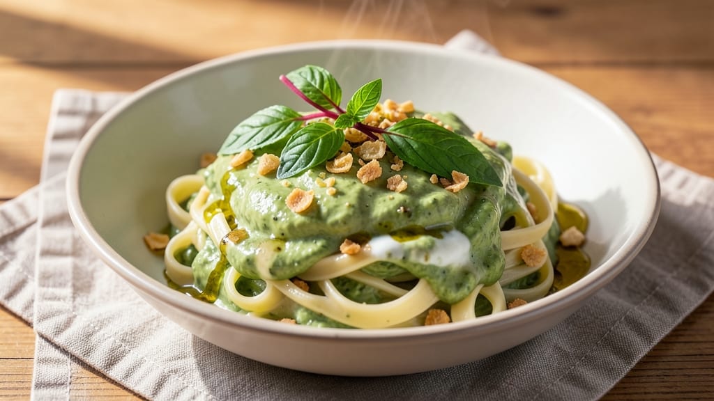 Avocado Cream Pasta Sauce Recipe: Silky Green Velvety Richness in 15 Minutes