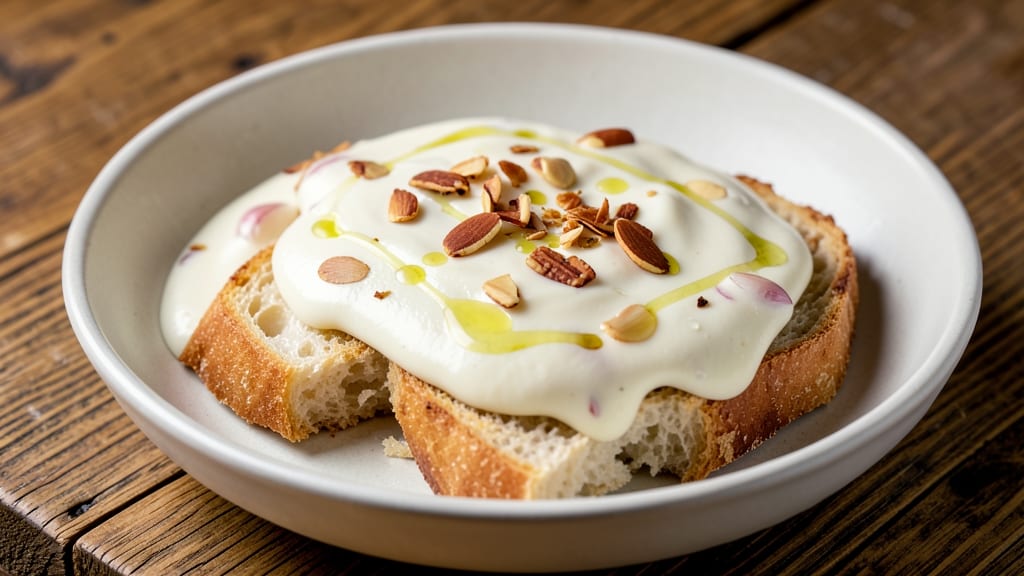 Ajo Blanco Sauce Recipe: Chilled Garlic and Almond Cream Magic