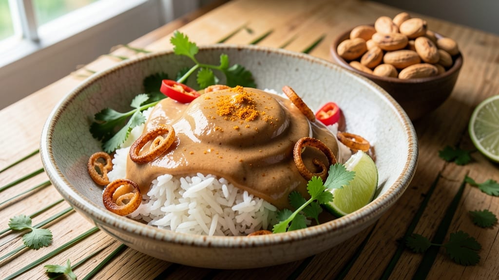 Bali Peanut Sauce Recipe: Nutty-Spiced Velvety Drizzle for Grilled Dishes